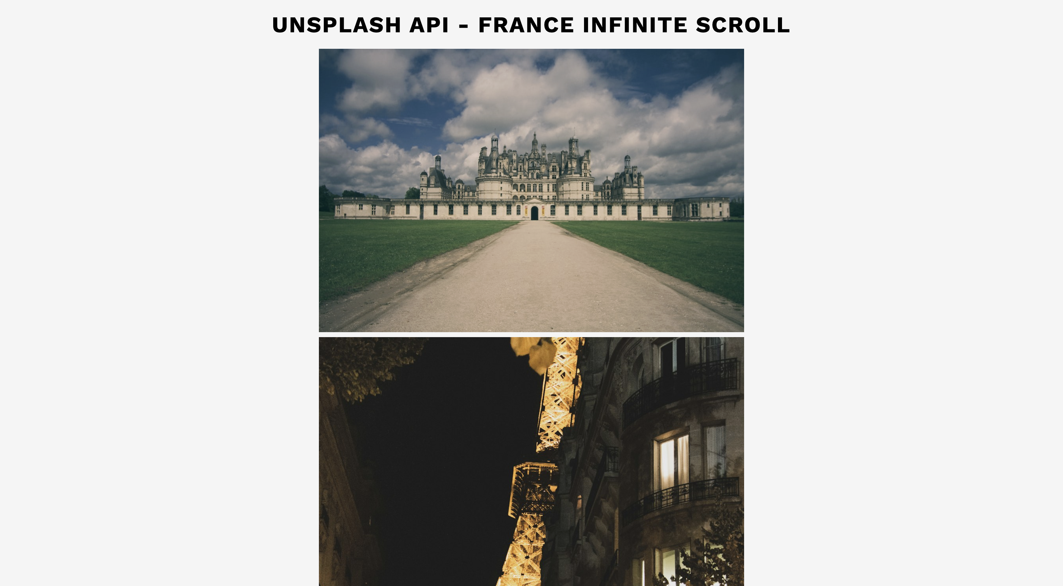 infinite scroll
